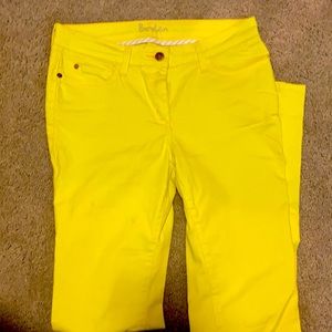 Chartreuse Boden skinny jeans
